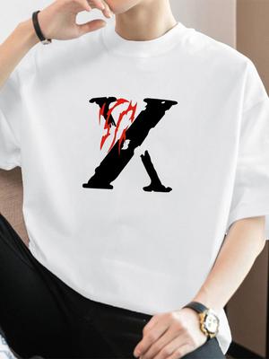 New Men's 100% Pure Cotton T-Shirts for Summer 2025 Casual Versatile Breathable Short-Sleeve Tops