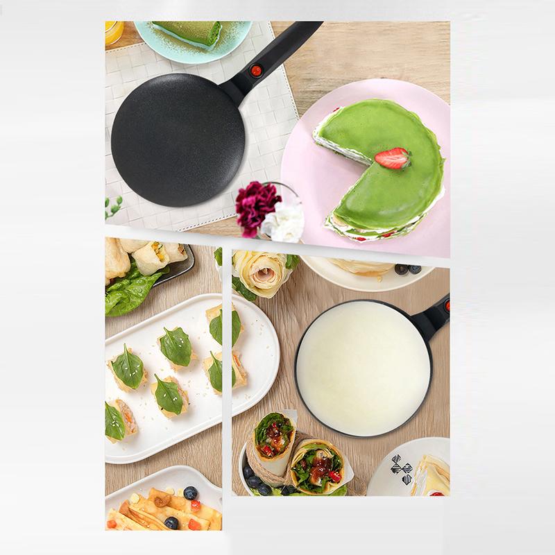 Electric Crepe Maker Cake Maker Machine Breakfast Pizza Baker Pancake Baking Pan Non-Stick Pan Chinese Spring Roll Cooking Pan