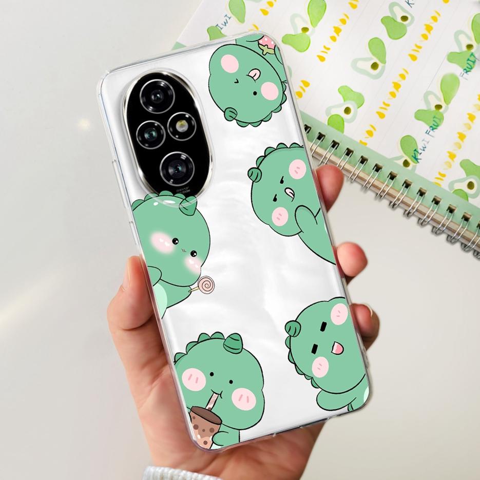 For Honor 200 Pro Case ELP-AN00 New Fashion Painted Cover Clear Silicone Phone Cases For Honor 200 Lite Honor200 Pro Soft Fundas