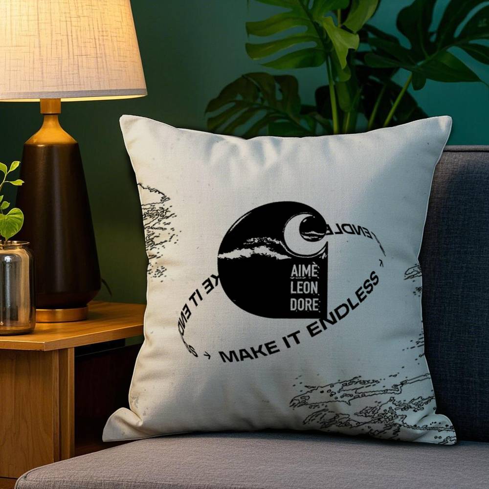 Luxury C-Carhartts-S Brand Pillow Case Plush Fabric Soft Double Sided Print Sofa Cushion Cover Throw Pillow Covers