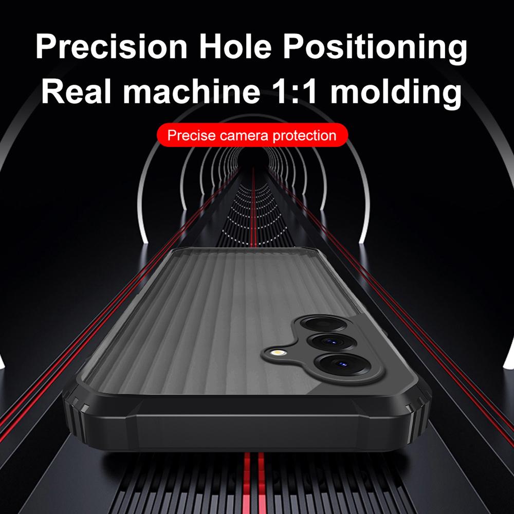 KEYSION Heavy Duty Shockproof Phone Case for Samsung A56 5G A36 A26 A16 4G Silicone+PC Translucent Matte Cover for Galaxy A17 5G