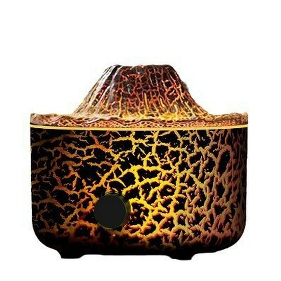Creative Turret Aroma Diffuser: Realistic Flame Light with Large Spray Humidifier for Home Bedroom
