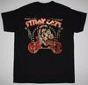 STRAY CATS VINTAGE EXCLUSIVE Κοντομάνικο Μαύρο Όλα τα Μεγέθη Αστείο Μπλουζάκι Unisex T-Shirt