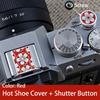Metal Sakura Hot Shoe Cover Shutter Release Button Protective Cap for Canon Nikon Sony Leica Pentax Panasonic Camera Accessories