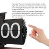 Digital Flip-Down Clock, Vintage Retro Digital Flip-Down Clock, Battery Operated, Easy to Read, Smooth Base, Refined Surface, Versatile Placement (Bla