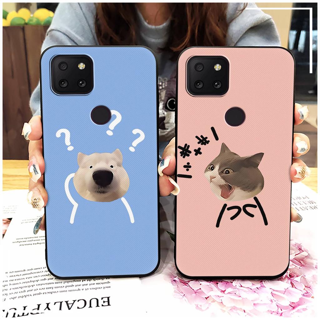 Anti-dust Silicone Phone Case For TCL T-Mobile Revvl 5G Cartoon Couple Full Wrap Dirt-resistant Anti-knock TPU Durable