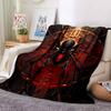 1pc Spider Web Blanket, Lightweight Flannel Throw Blanket for Sofa, Bed, Travel, Camping, Living Room, Office, Couch021