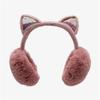 Suefunskry Winter Warm Earmuffs for Women Kids Girls Cute Cat Ear Muffs Foldable Fluffy Ear Warmers Headwear