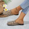 Shoes for Women 2024 Fashion Hot Sale Women's Flats Light Mature Concise Loafers Flat with  Leopard Print Ladies Shoes 35-42