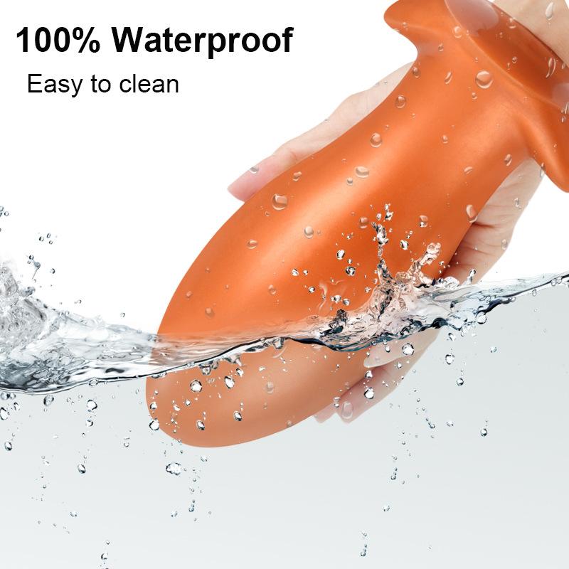 Silicone Dragon Egg Anal Plug Large Prostate Massager Soft Rear Court Training Dilator Adult Sex Toy