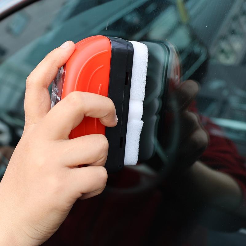 Car Glass Oil Film Remover Windshield Cleaner Auto Glass Sponge Cleaning Brush Water Spots Stain Removal Cars Detailing Tools