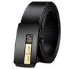 Men's Genuine Leather Automatic Buckle Casual Versatile Leather Belt Men's Middle Aged and Young Business Trousers