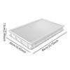 Dough Proofing Box Baking Accessories Sturdy Multipurpose Pizza Dough Containers for Household Pantry Kitchen Fridge Pastry