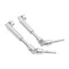 2Pcs RC Front Drive Shaft Stainless Steel Set Kit for Traxxas SLASH 4x4 Rustler Stampede