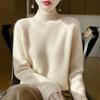 Thick Winter Wool Turtleneck Sweater Women 100 Percent Knit Pullover Tops MODERN NEW SAGA Jumpers Female