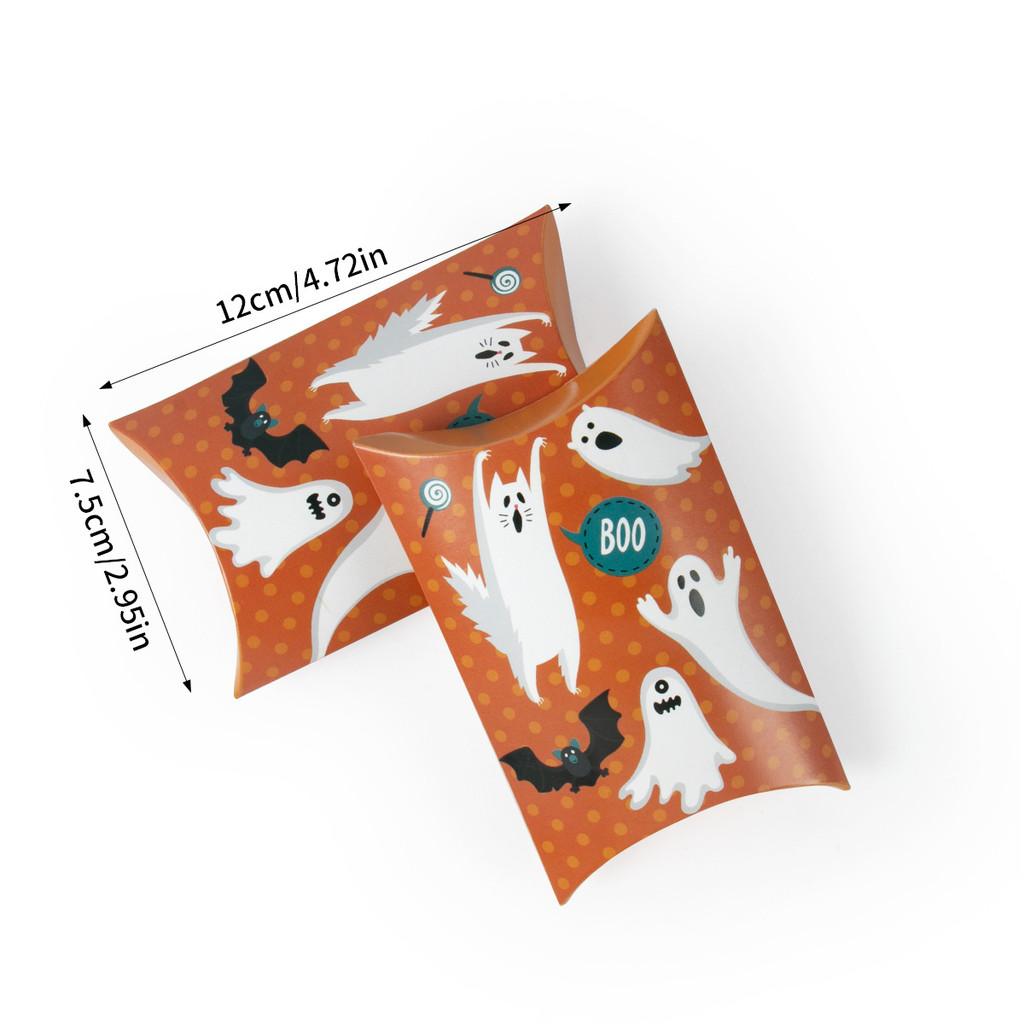 Halloween Cartoon Candy Pillow Box With Creative Packaging For Party Decor