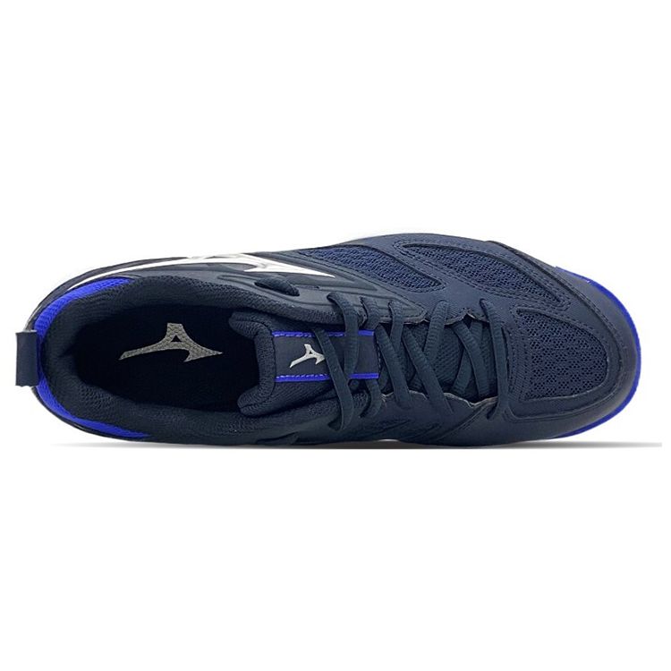 Mizuno Dynablitz Non-Slip Wear-Resistant Badminton Low-Top Training Shoes Unisex Sneaker Blue White V1GA212202
