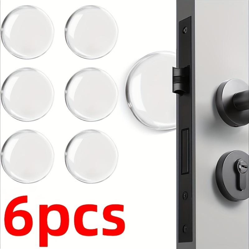

Transparent Self-adhesive Door Stopper Wall Protector Shock Absorption Noise Reduction Door Stop Easy To Install Home Decoration 40x8mm