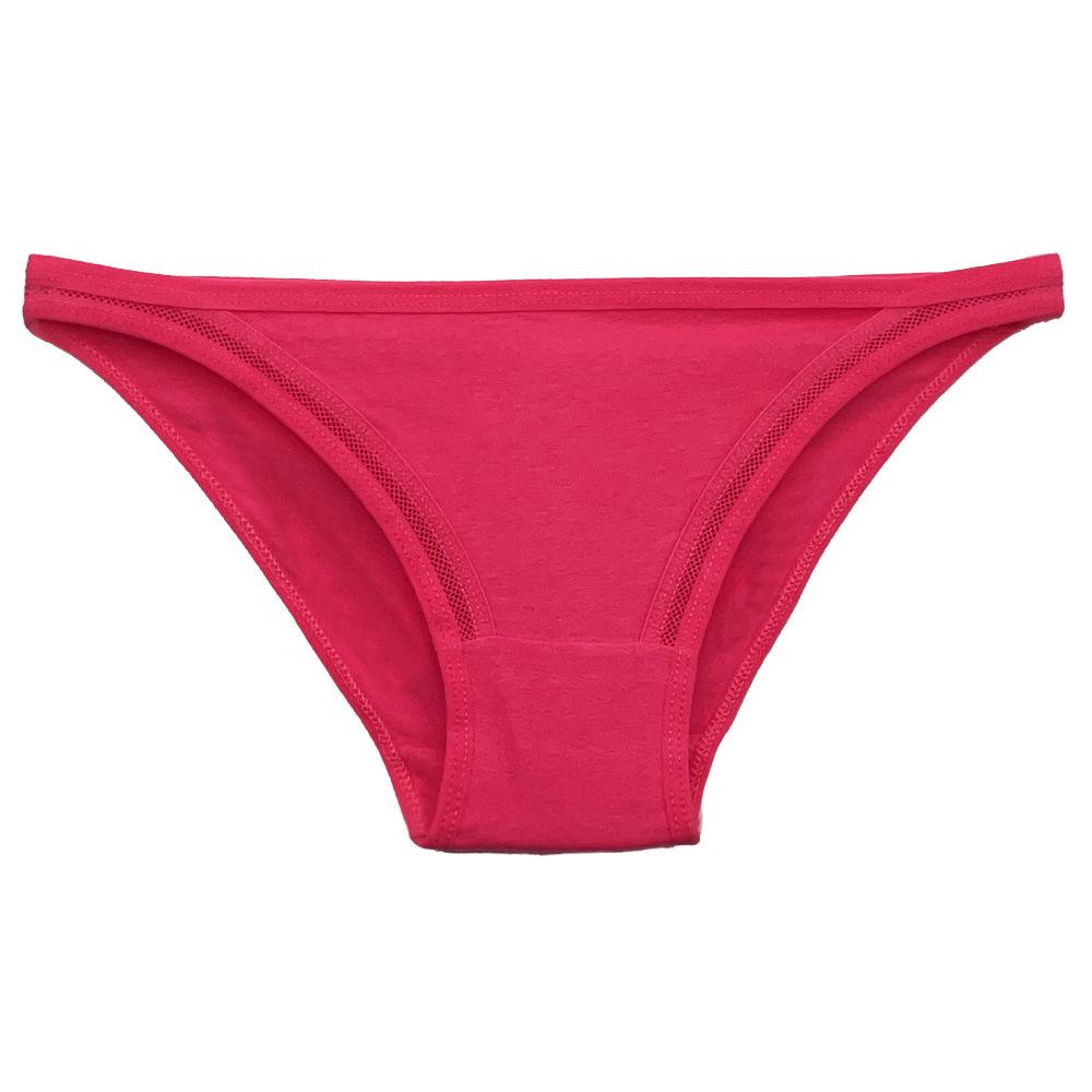 Low-Waist Sexy Cotton Breathable Panties with Thin Strap for Women