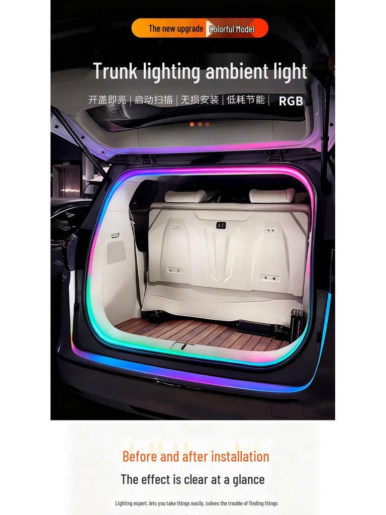 Best-Selling Ambient Lighting Strip for Updated Model 3 Trunks