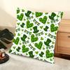 Funny St. Patrick'S Day Cushion Cover Soft Short Plush Pillow Cover Smooth Cozy Texture Aesthetic Cushion Case Home Decor