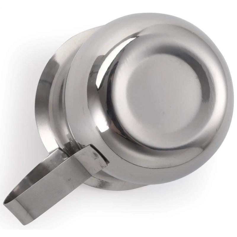 Coffee Milk Frothing Pitcher Cup Stainless Steel Espresso Creamer Pitchers Ounce Measuring Cup with Pouring Spout Coffeeware