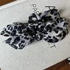 Retro Coffee Color Cashew Flower Claw Clip For Women Trend Large Bow Hair Claw Hairpins Back Of Head Shark Clip Hair Accessories