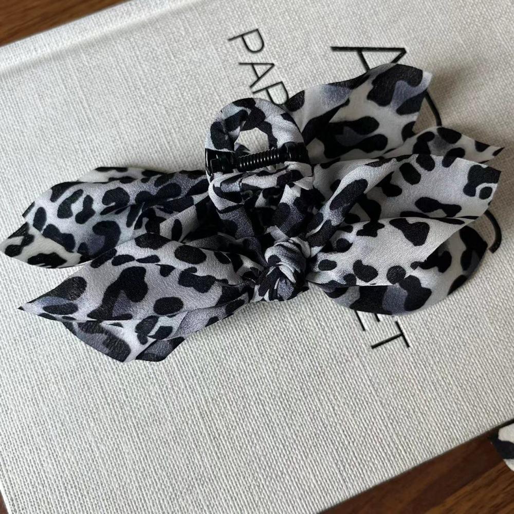 Retro Coffee Color Cashew Flower Claw Clip For Women Trend Large Bow Hair Claw Hairpins Back Of Head Shark Clip Hair Accessories