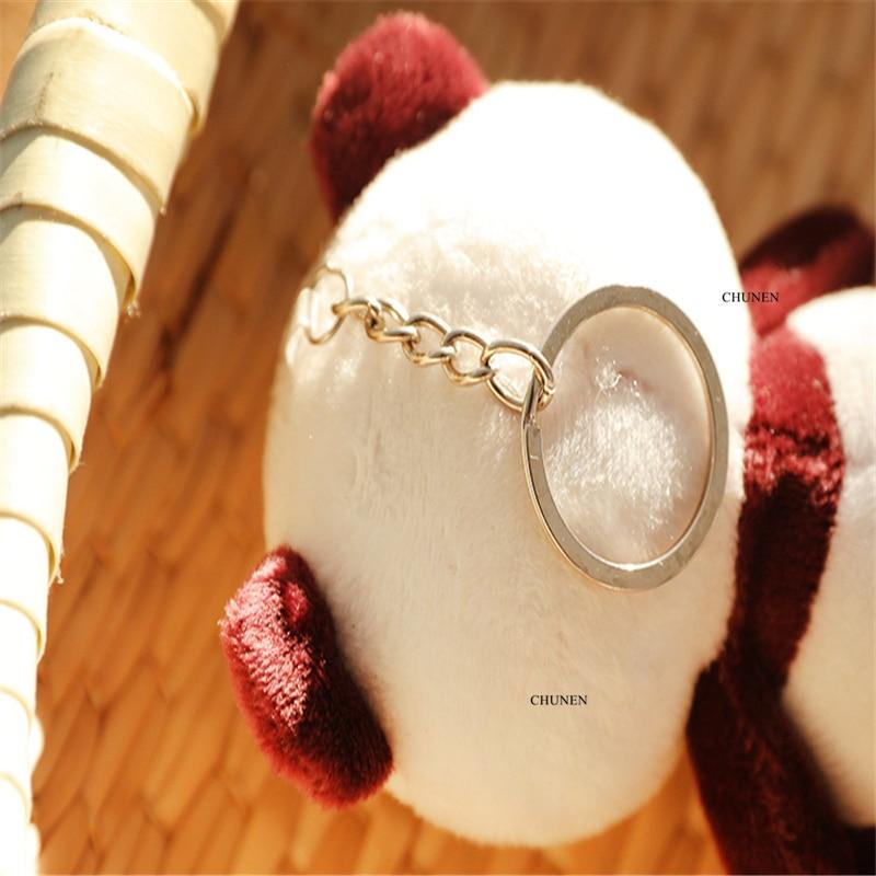 12cm Cute Panda Dolls  Plush Stuffed Doll Pendant Toy Children Animal Toys Gifts