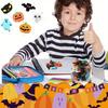 30Pcs Cute Halloween Mini Erasers Reusable Pumpkin Ghost Skull Bat Erasers Cartoon Halloween Eraser Fun Drawing Accessories