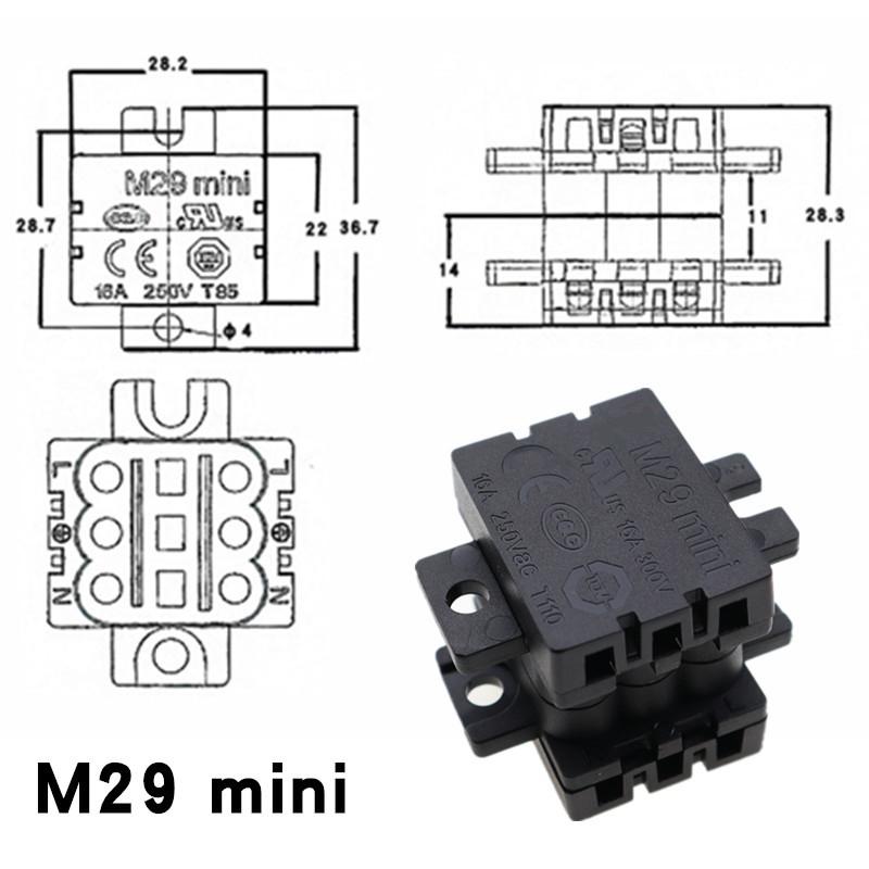M29 Power Failure Protection Connector Block Quick Wiring Anti-Aging for Commercial Store Electrical Retrofit Works