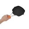 Nonstick Grill Pan Folding Handle Maifan Stone Frying Pan with Pour Spouts Lightweight Grilling Skillet steak/Bacon/Meat/Fish