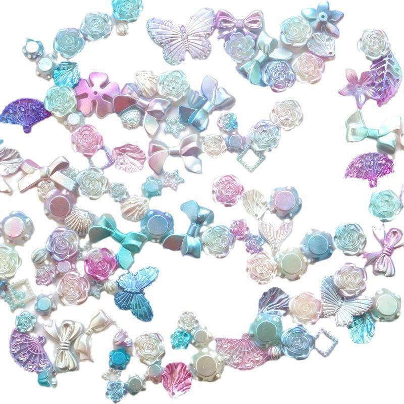 Mărgele de Perle Colorate cu Formă Neregulată pentru Decorațiuni DIY pentru Husă de Telefon