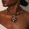 Fashion Retro Beads Collar Necklace Women Girl Trendy Vintage Wedding Party Jewelry