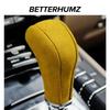 Betterhumz For Porsche Cayenne 2011-2017 Made of Alcantara Center Console Gear Shifter Cover Trim Stickers Decor Car Accessories