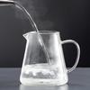 High Borosilicate Glass Teapot Heat Resistant Large Capacity Clear Glass Tea Maker with Stainless Steel Infuser Coffee Tea Pot