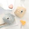 Corduroy Mini Cosmetic Bag Makeup Bag Leaf Spring Bag Portable Lipstick Storage Bag  Travel