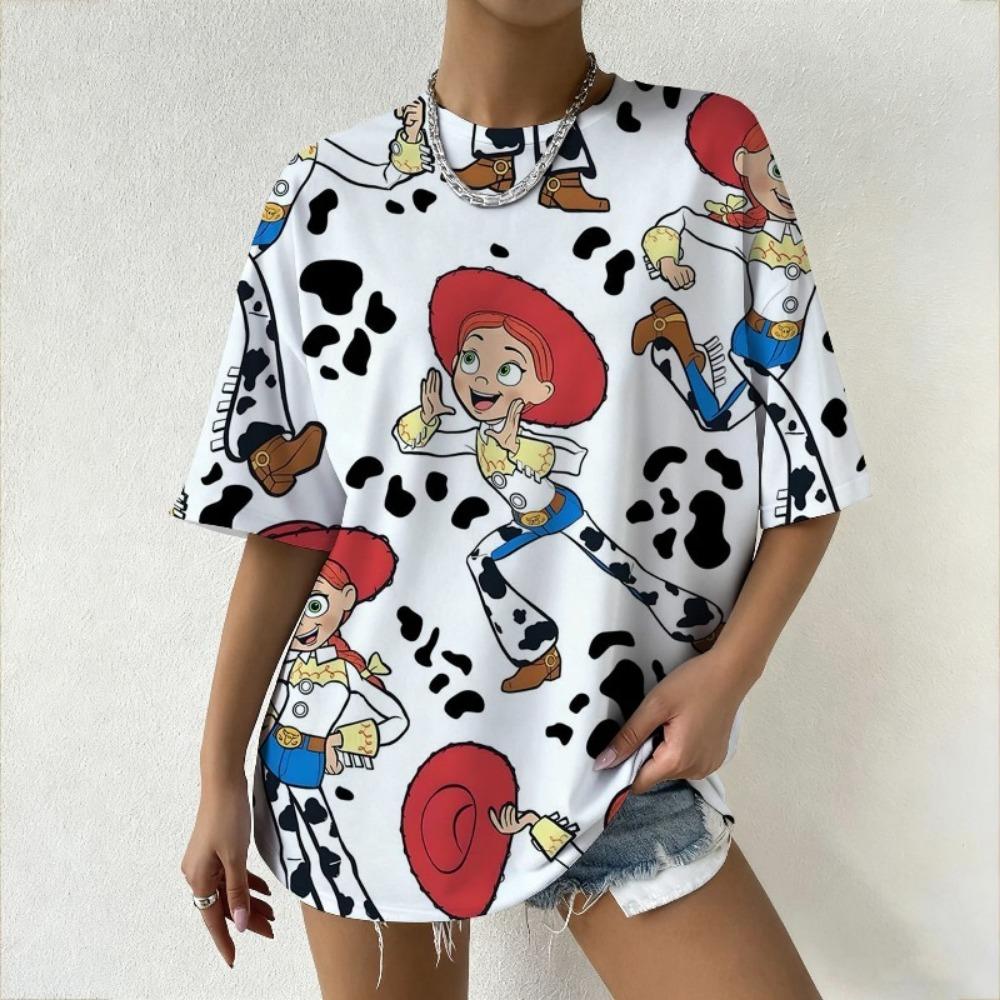 

Women s Toy Story Jessie Summer Casual Children T shirts Kid Adults Parent child Quick dry Boy T Shirt Men Women Tee top 110