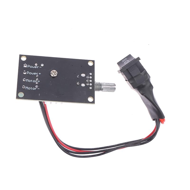Dc 6V 12V 24V 3A Pwm Motor Speed Controller Adjustable Speed Dc Motor Driver Forward Reverse Switch