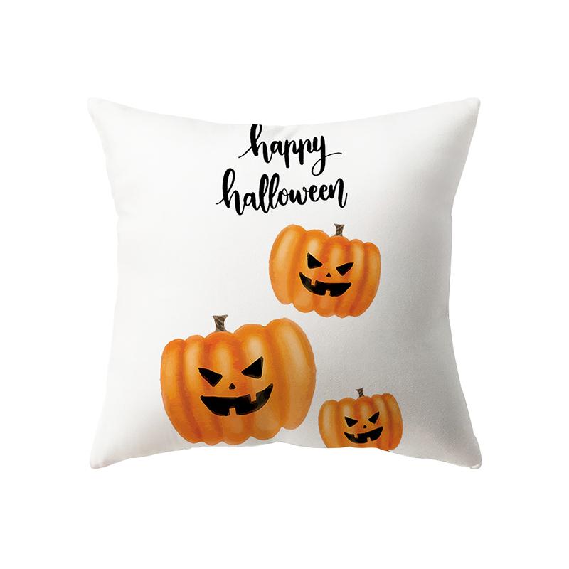 Pumpkin Halloween Theme Pillow Cover Sofa Cushion  Holiday Gift Party Decoration Home Decor