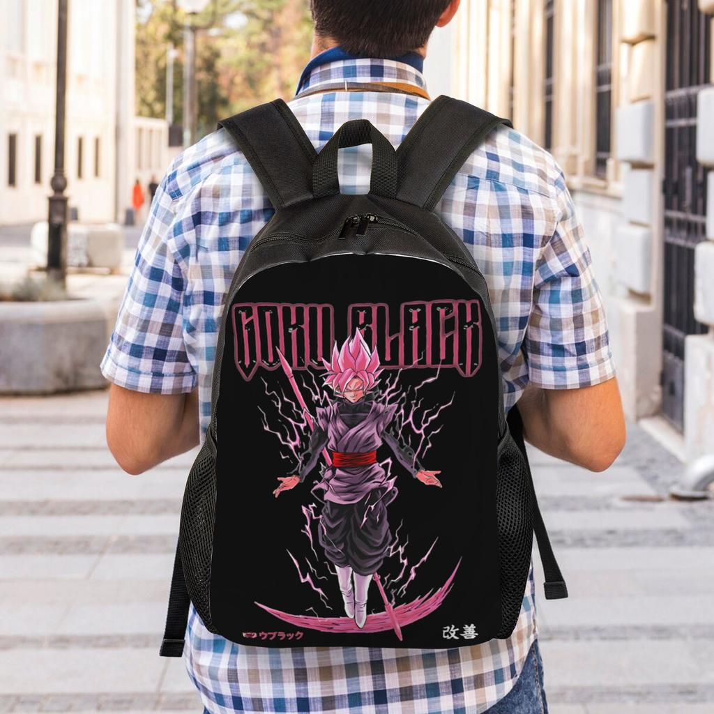 Dragon Ball Black Goku Backpack for Men Women Fashion High School Work Daypack  Laptop Shoulder Bag Outdoor