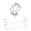 Modian Real 925 Silver Irregular Round Finger Ring Fashion Party Accessories For Women Fine Statement Jewelry Gift