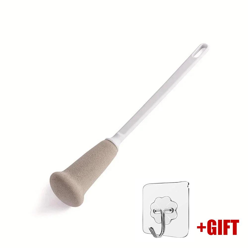 

Long Handle Sponge Brush Kitchen Cleaning Supplies Bottle Cleaning Brush Cups Beers Jugs Cleaned Kitchen Tool сірий