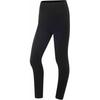 Li Ning Fitness Series Solid Color Mid-Rise Versatile Tight Sports Long Pants Women Bottoms Black AULV024-1