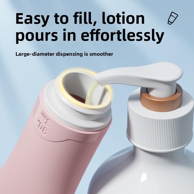 Hair Shampoo Large-capacity Bottled Travel Set for Business Trips, Portable Makeup and Skincare Product Storage, Silicone Squeeze Empty Bottle