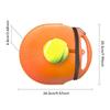 1 Set Heavy Duty Tennis Training Equipment Self-Duty Rebound Tennis Trainer Sparring Device Rebound Ball with Long Elastic Rope
