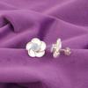 Natural Milky Opal Sterling Silver Mother Gift Stud Post Push Back New Earrings EE-157-15