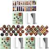 Christmas Theme Acrylic Refrigerator Magnet Set With 3d Halloween Design For Home Decor