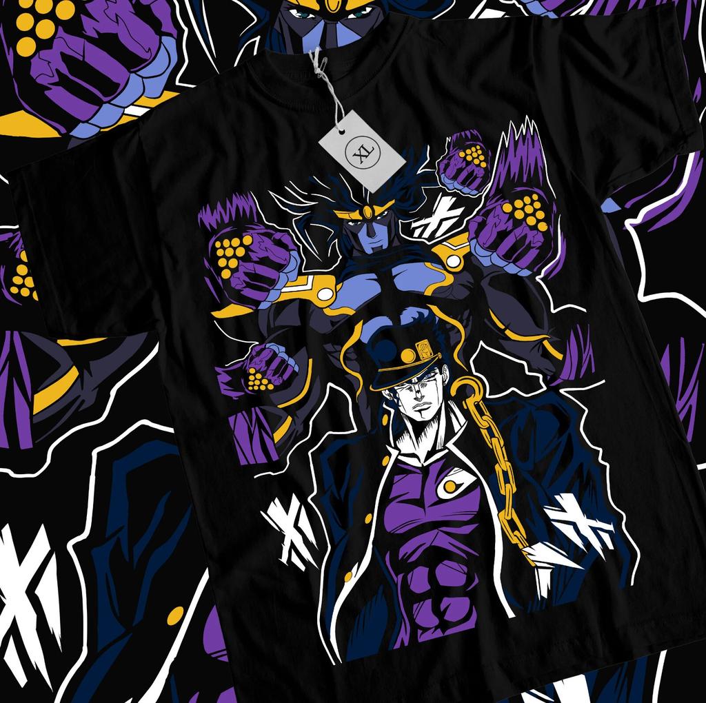 Jotaro Kujo-JoJo's Bizarre Tričko JoJo's Bizarre Adventure Anime Tričko Všechny Velikosti