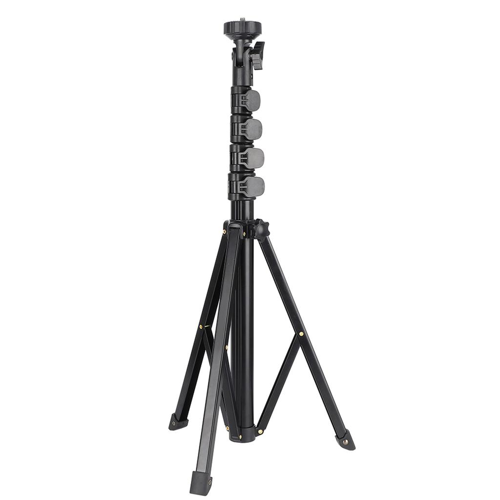 KINGJOY FL019 Hliníková slitina Černý Multifunkční Nastavitelný Držák pro Mobilní Telefon pro Živé Vysílání Fotografování